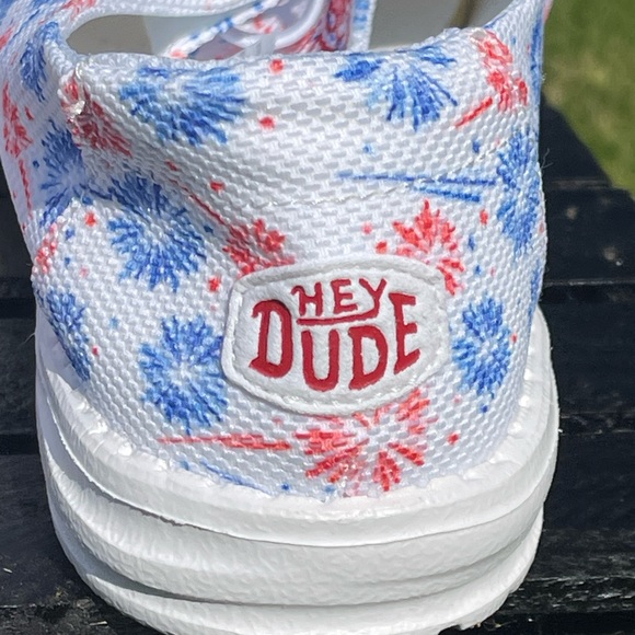 NWT Hey Dudes Wendy Fireworks - sz 7, 8, 9, 10 - Picture 3 of 7